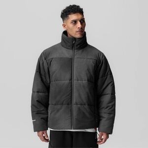 ASRV Men's Black Puffer Jacket
